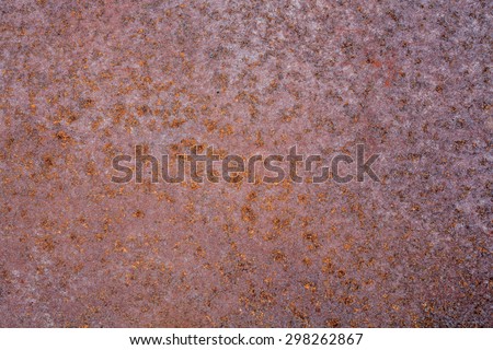 Texture of rusty sheet metal