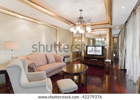 luxury royal suite room interior