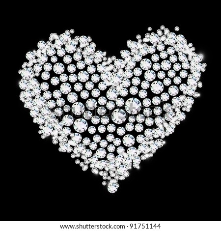 Diamond Valentine Heart