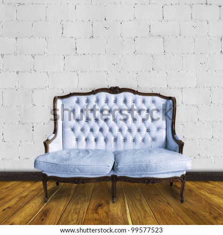Sofa Vintage on Vintage Sofa In The Room Stock Photo 99577523   Shutterstock