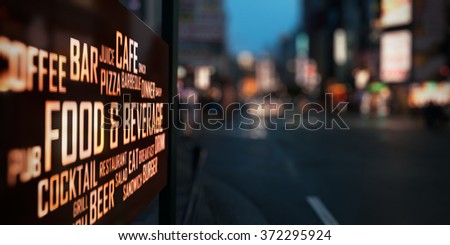 LED Display - Food and Beverage signage