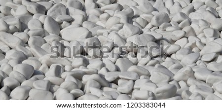 White stones surface area
