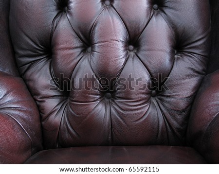 Armchair Leather Furniture Detail