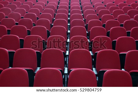 Seats in cinema theater opera concert hall