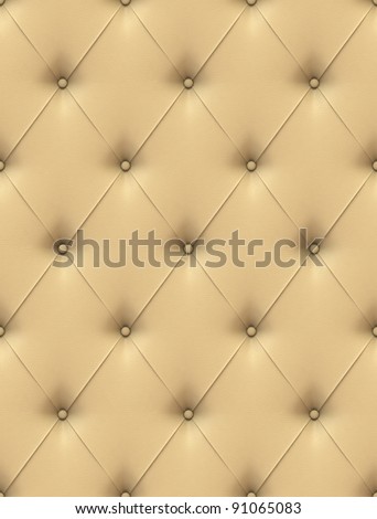 Seamless tile able texture of a beige leather upholstery with great detail similar textures on my port
