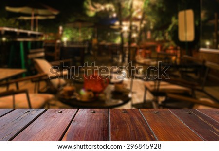 Blur coffee shop, use for background,or use for product presentation related images.