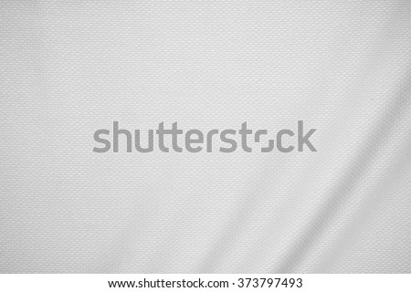 White sport fabric texture. Jersey shirt background.