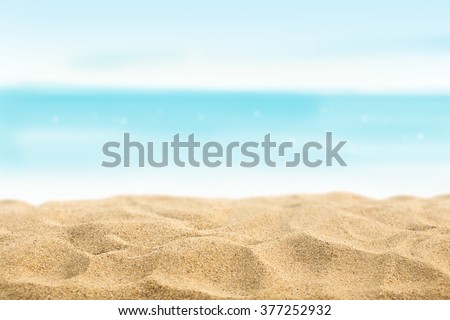 Sand and illustration beach background.