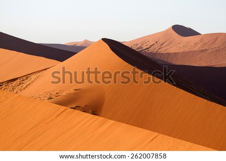 Sand dunes in Namibia, The Namib Desert