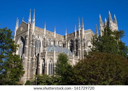 Duke University Chapel Is Located On The Campus Of Duke University In Durham, North Carolina And Seats 1800 People.