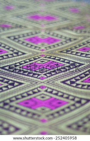 fabric art from laos