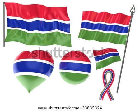 national flag of france. Pins france-gambia provided by