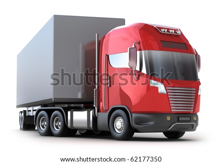 truck with container