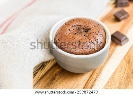 Hot chocolate pudding