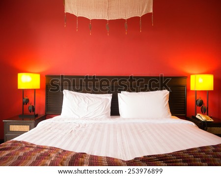 The red bedroom
