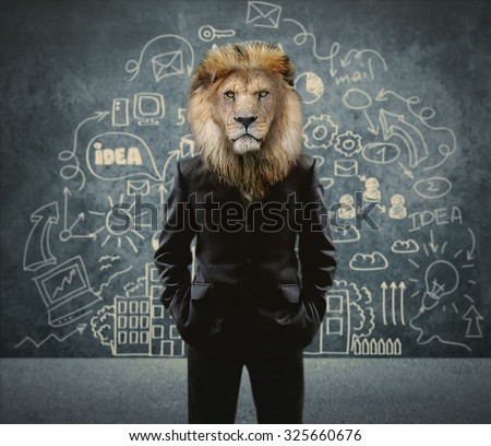 Lion in Business Suit