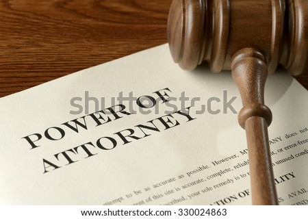 legal documents - power of attorney