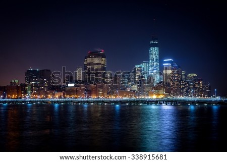 New York Skyline at Night