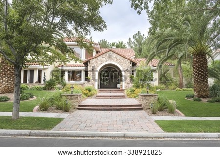 Entry Way To Upscale Suburban House