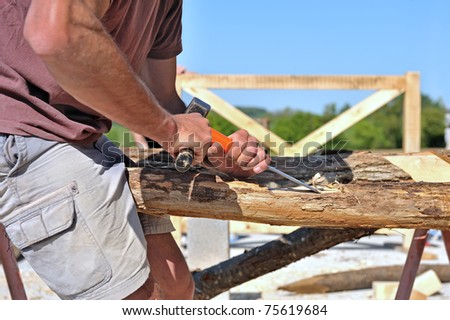 A workman who performs carpentry work