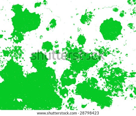 Green paint splatter background