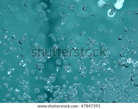 Water drops in zero gravity