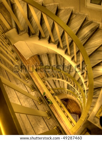 Bizarre spiral stairs