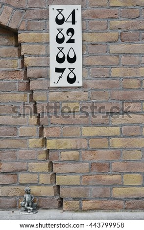 Deco style house numbers Deco style house numbers
