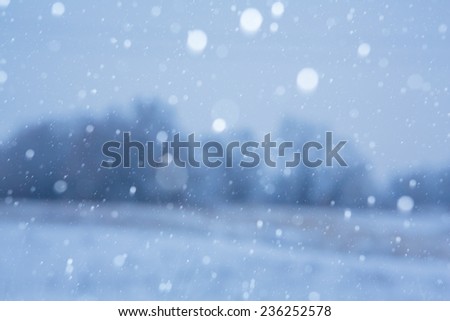 snowy background