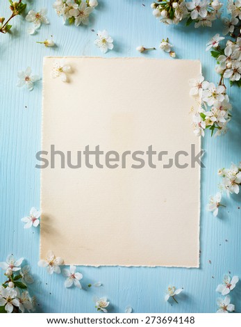 art Spring border background with spring flowers art Spring border background with spring flowers