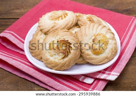 cookies on plate
