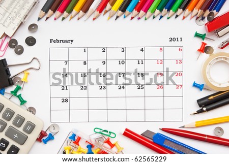 month of february calendar 2011. calendar February 2011.