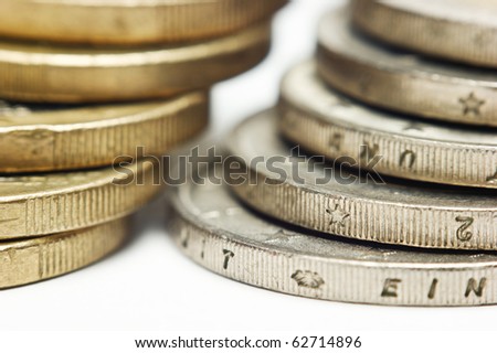 a pile of metal coins