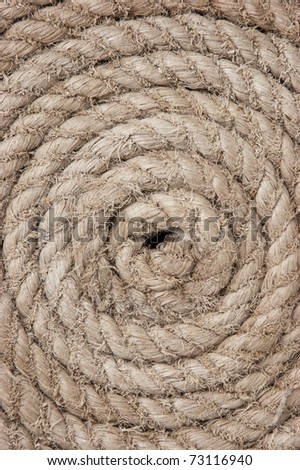 background of twisted hemp rope