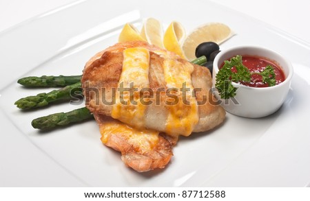 dish of fried meat baked in pastry