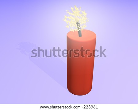 Lit Firecracker