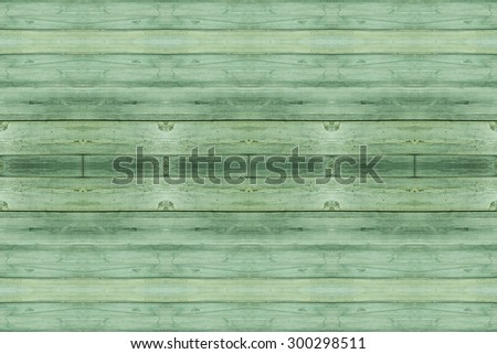Vintage green wood background textures - vintage effect style pictures. Wooden table background top view.