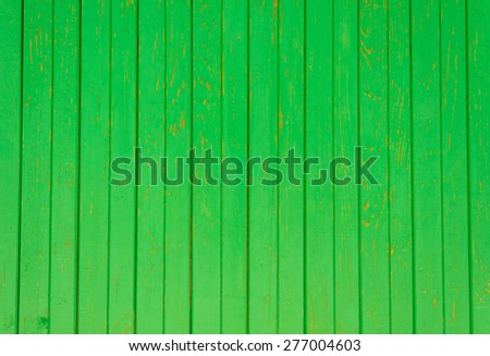 Background from boards painted with a green paint