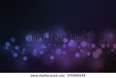 Festive purple gradient  background with defocused lights