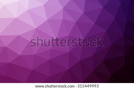 Multicolor dark purple, blue gradient geometric pattern. Triangles background. Polygonal raster abstract for your design. Cool background image for websites.