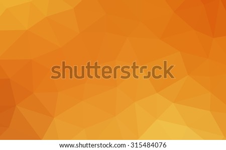 orange abstract geometric rumpled triangular low poly style illustration graphic background