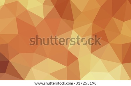 orange abstract geometric rumpled triangular low poly style illustration graphic background