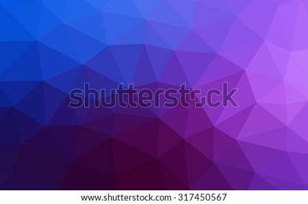 Multicolor dark purple, magenta violet gradient geometric pattern. Triangles background. Polygonal raster abstract for your design. Colored textured background image for website
