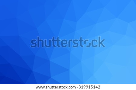 blue abstract geometric rumpled triangular low poly style illustration graphic background. Raster polygonal design for your business.