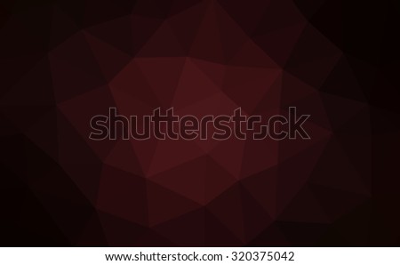 Orange abstract geometric rumpled triangular low poly style illustration graphic background. Raster polygonal design for your business.