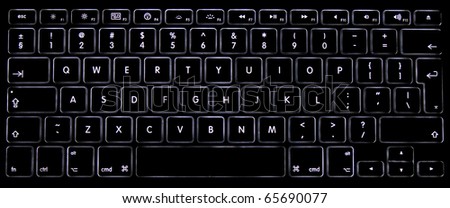 Computer Keyboard Backlit
