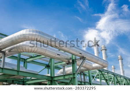 High pressure pipeline for gas transporting by The stainless steel