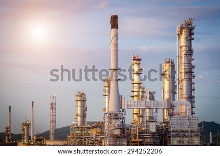 Oil Refinery factory , petrochemical plant , Petroleum