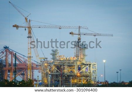 Construction Industry , Construction oil refinery , working site , Oil Rig