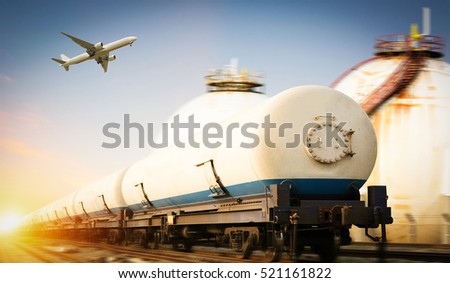 transport gas and oil by train